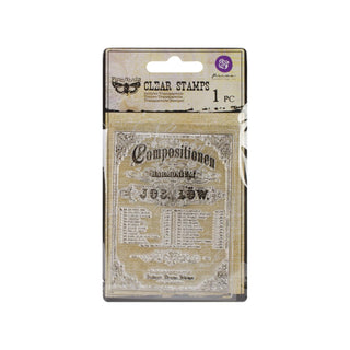 PRIMA MARKETING INC Rubber Stamp, Clear Stamp 3x4 Advert 2, #3