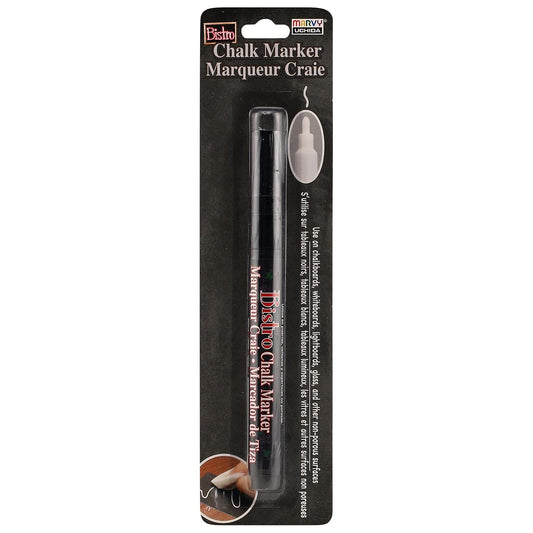 Uchida of America 482-C-1 Bistro Chalk Markers with Extra Fine Tip, Black