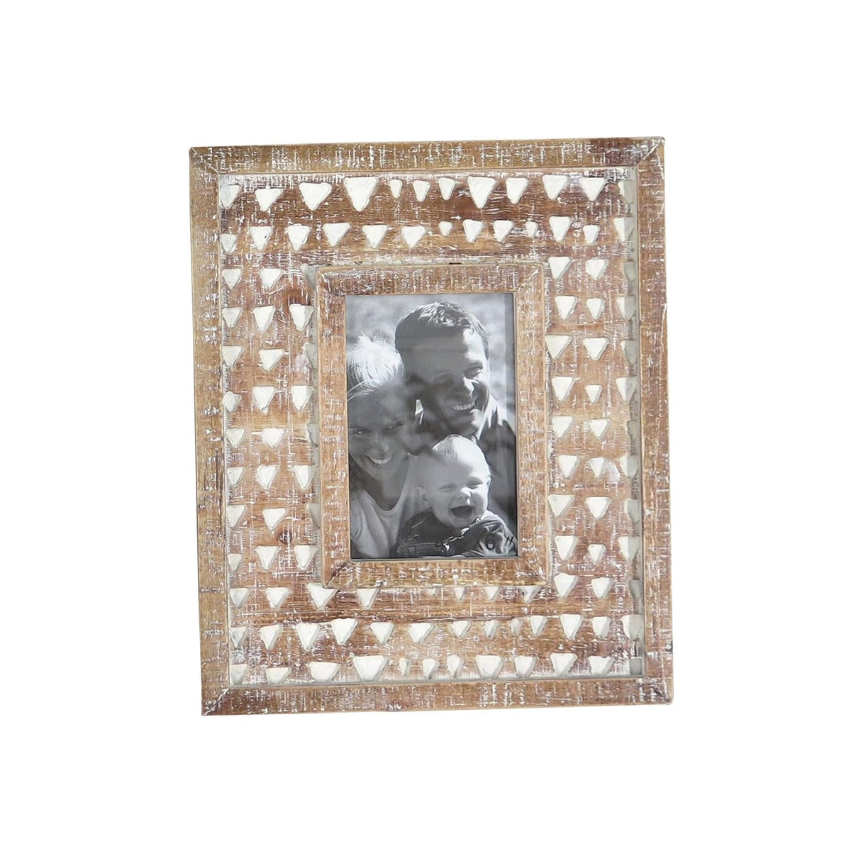 Foreside Home and Garden Picture Frame, 4x6, Natural