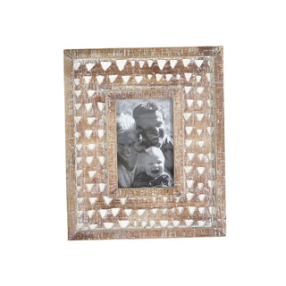 Foreside Home and Garden Picture Frame, 4x6, Natural