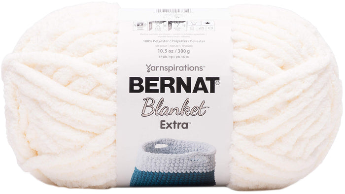 Bernat Blanket, Twin, Vintage White