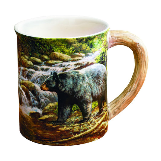 Wild Wings(WI) Shadow of The Forest Bear Sculpted Mug, Assorted