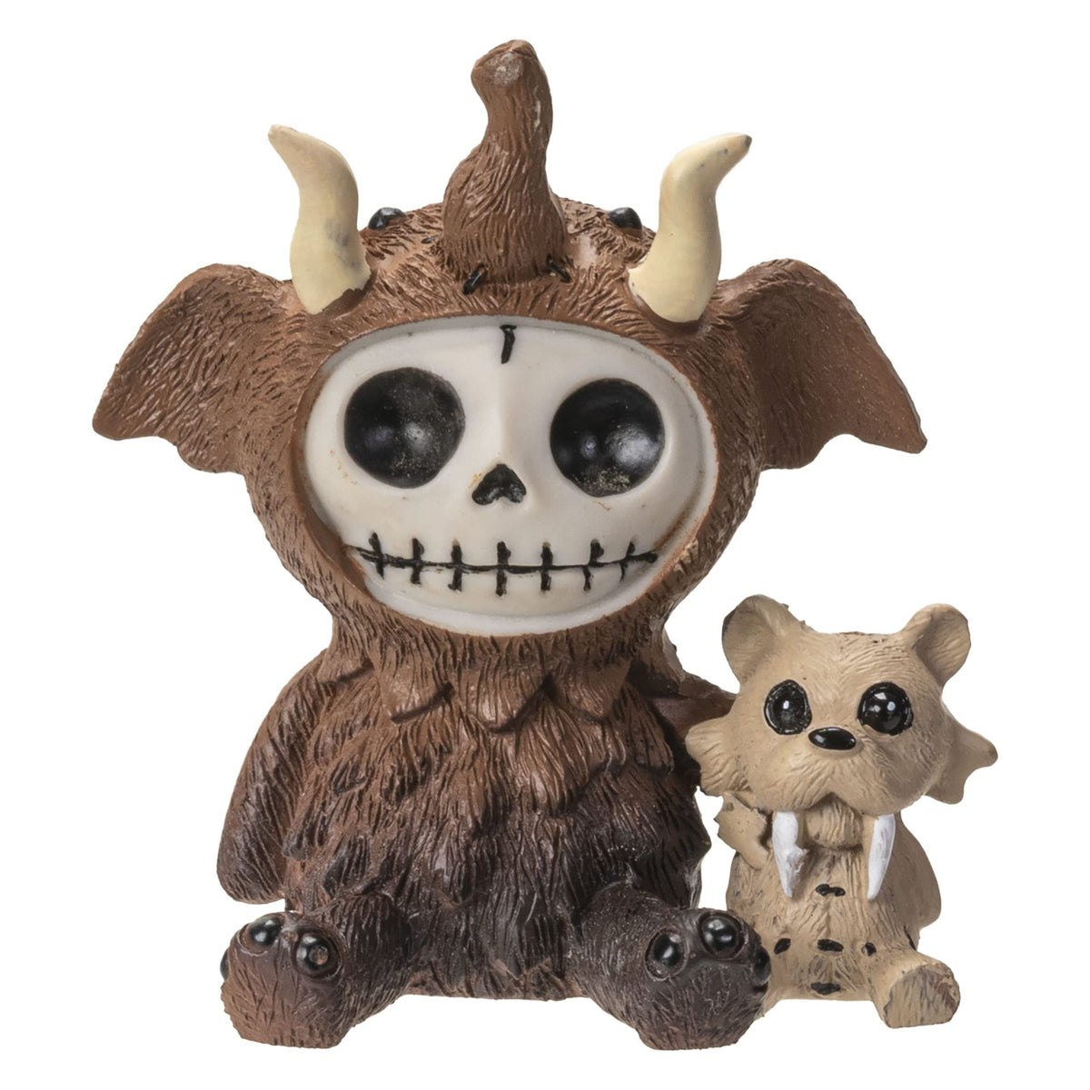 Furrybones Figurine, 3 inches, Brown