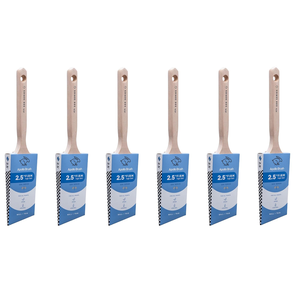 Apollo Brush Paint Brush, 2.5 Inch, White