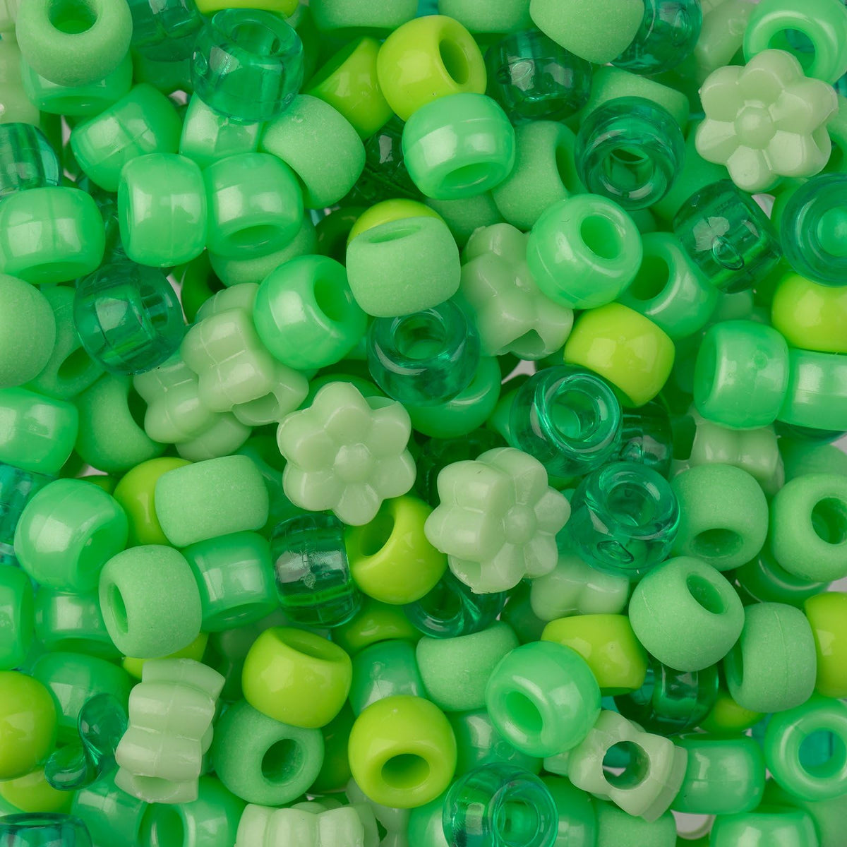 John Bead Craft Bead, 4x7mm, Green