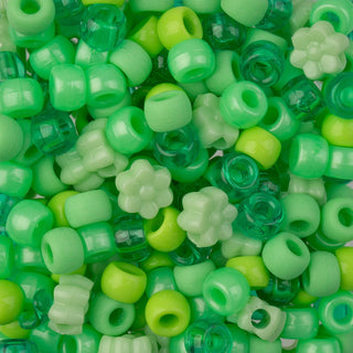 John Bead Craft Bead, 4x7mm, Green