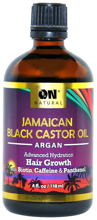 On Natural Jamaican Black Castor Oil [Argan] 4 oz