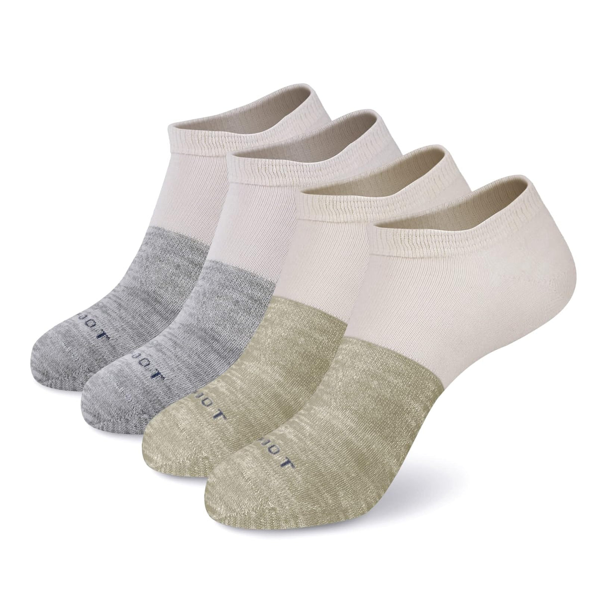 MONFOOT Socks, Small, 08 Grey (4 Pairs)