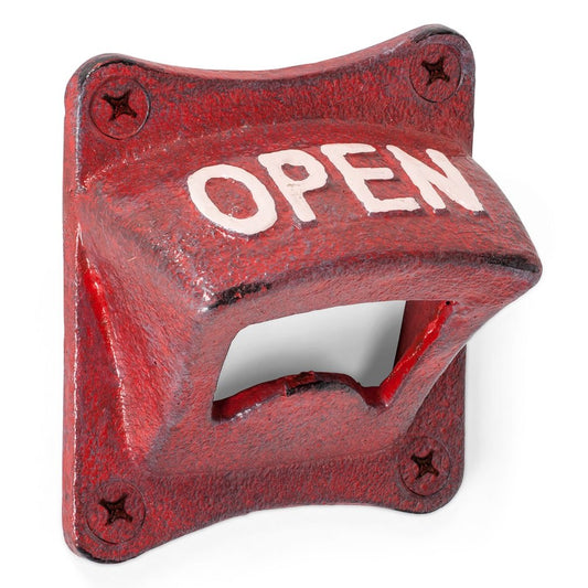 Abbott Collection  Antique Red Square Wall Opener, 2.5 inches SQ