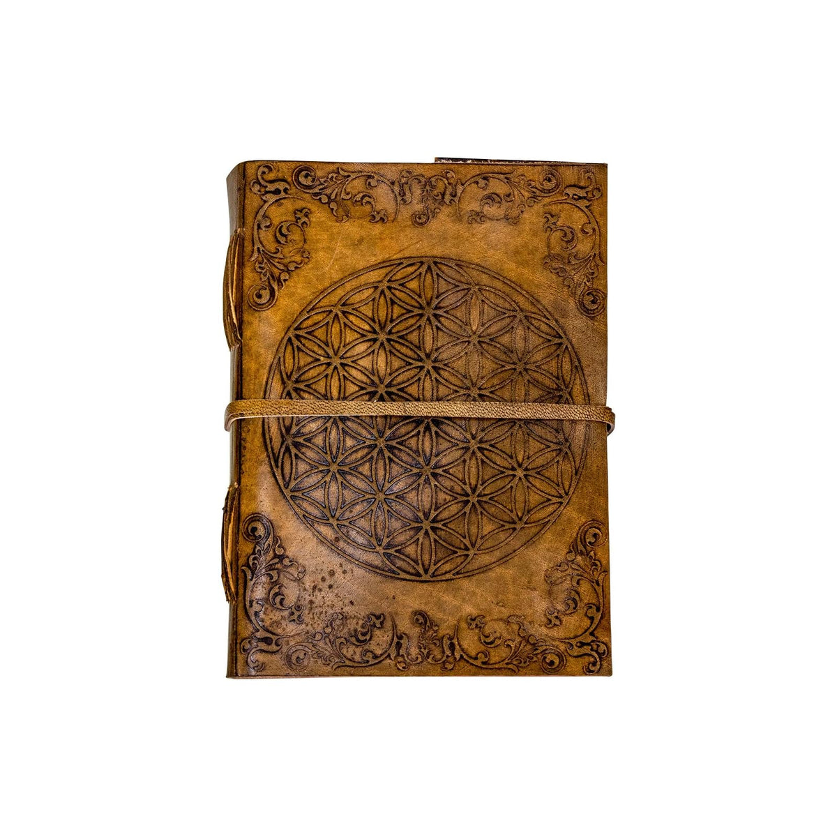 Kheops International Blank Book, 7x5", Brown
