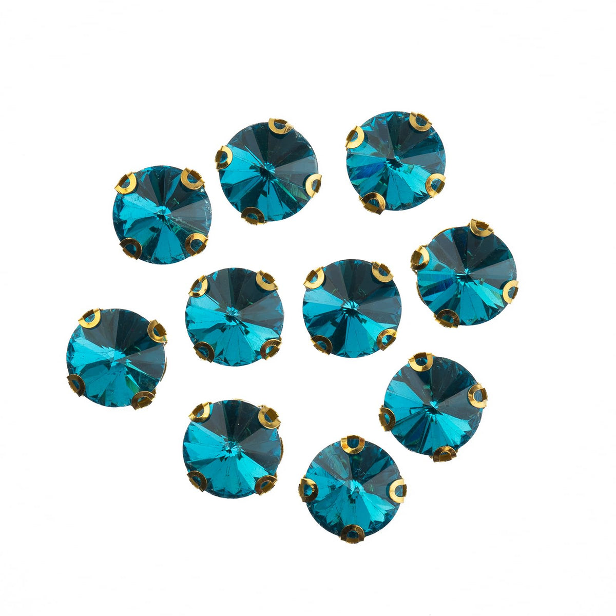 Crystal Lane Diy Craft Bead, 10mm, Teal