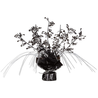 Beistle 1-Pack Musical Notes Gleam 'N Spray Centerpiece, 11-Inch, 1 piece