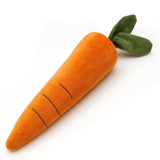 Pet Lou 00499 Carrot Shaped Dog Toy, 15-inches, Orange