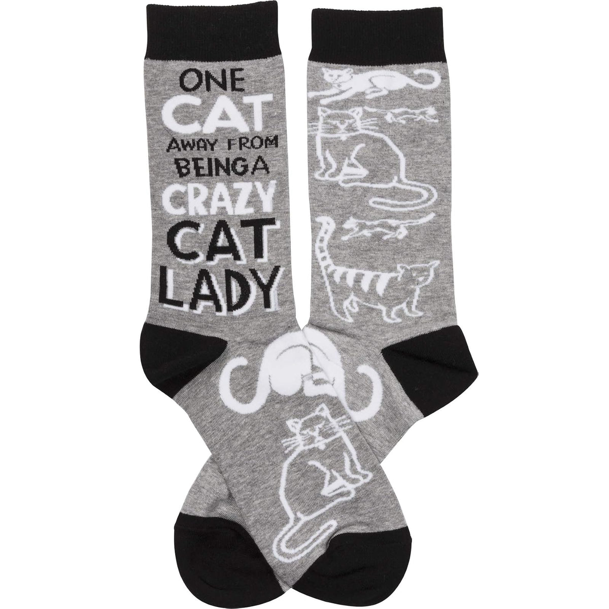 Primitives by Kathy Socks, Grey, Fun Socks
