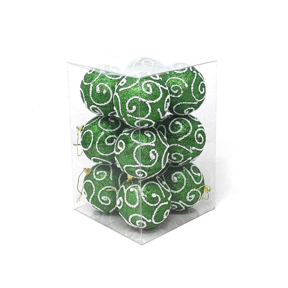 allgala Hanging Ornament, 3 in, Green