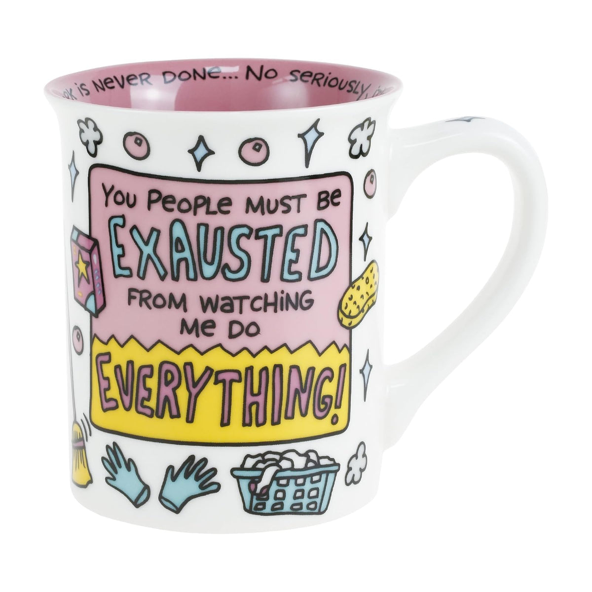 Enesco Drinking Cup, 16 Ounces, Multicolor