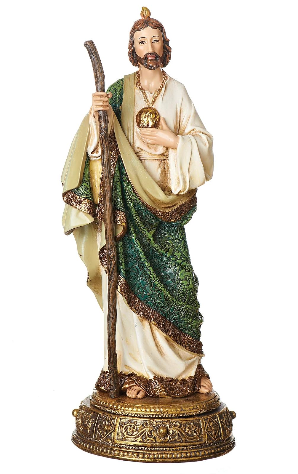 IWGAC 10.75" St. Jude Figure On Base Joseph Studio Heavenly Protect by Roman