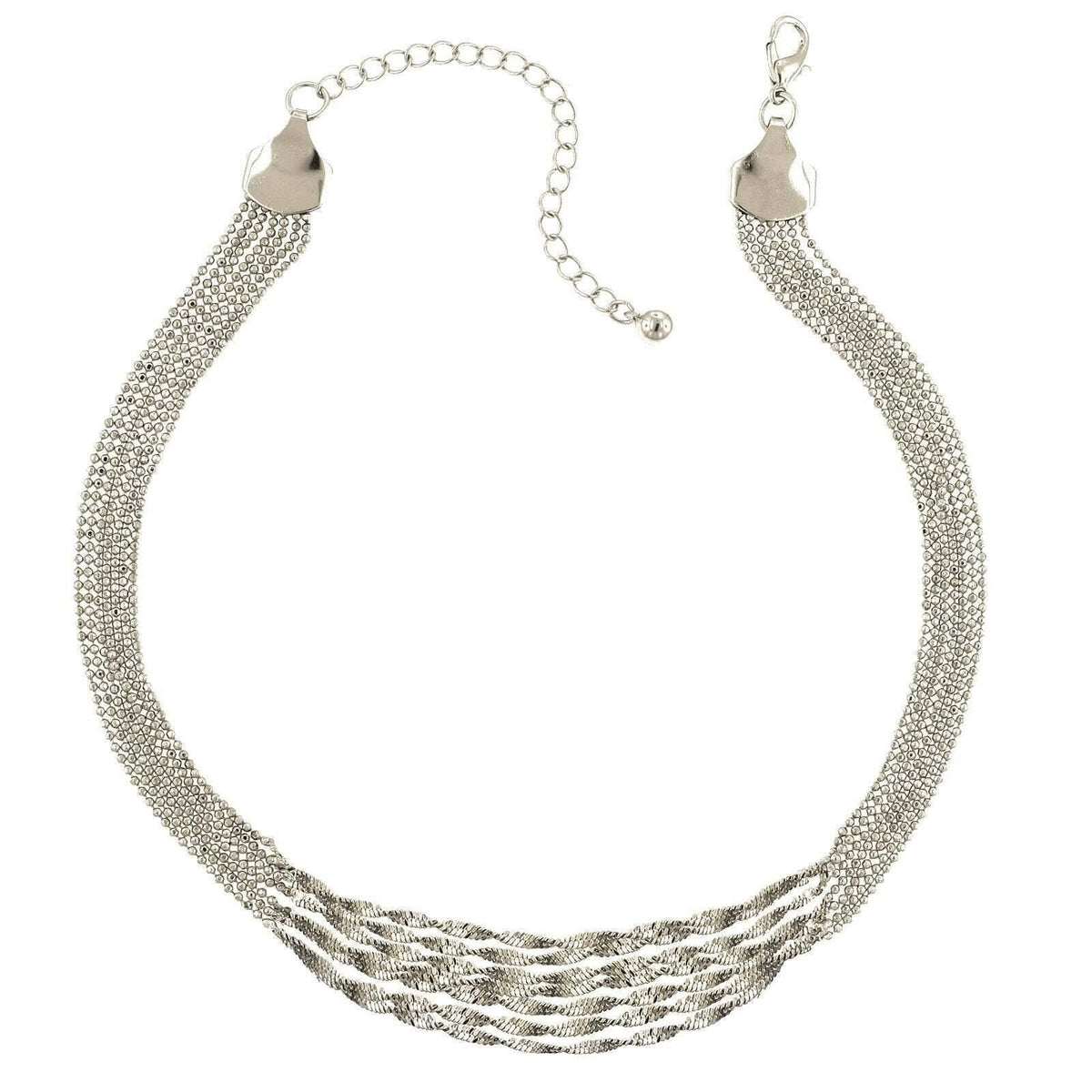 1928 Jewelry Company Necklace, 16"L x 0.6"W, Silver