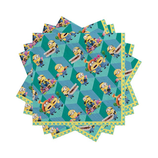 Unique Disposable Napkin, 6.5 inches, Multicolor