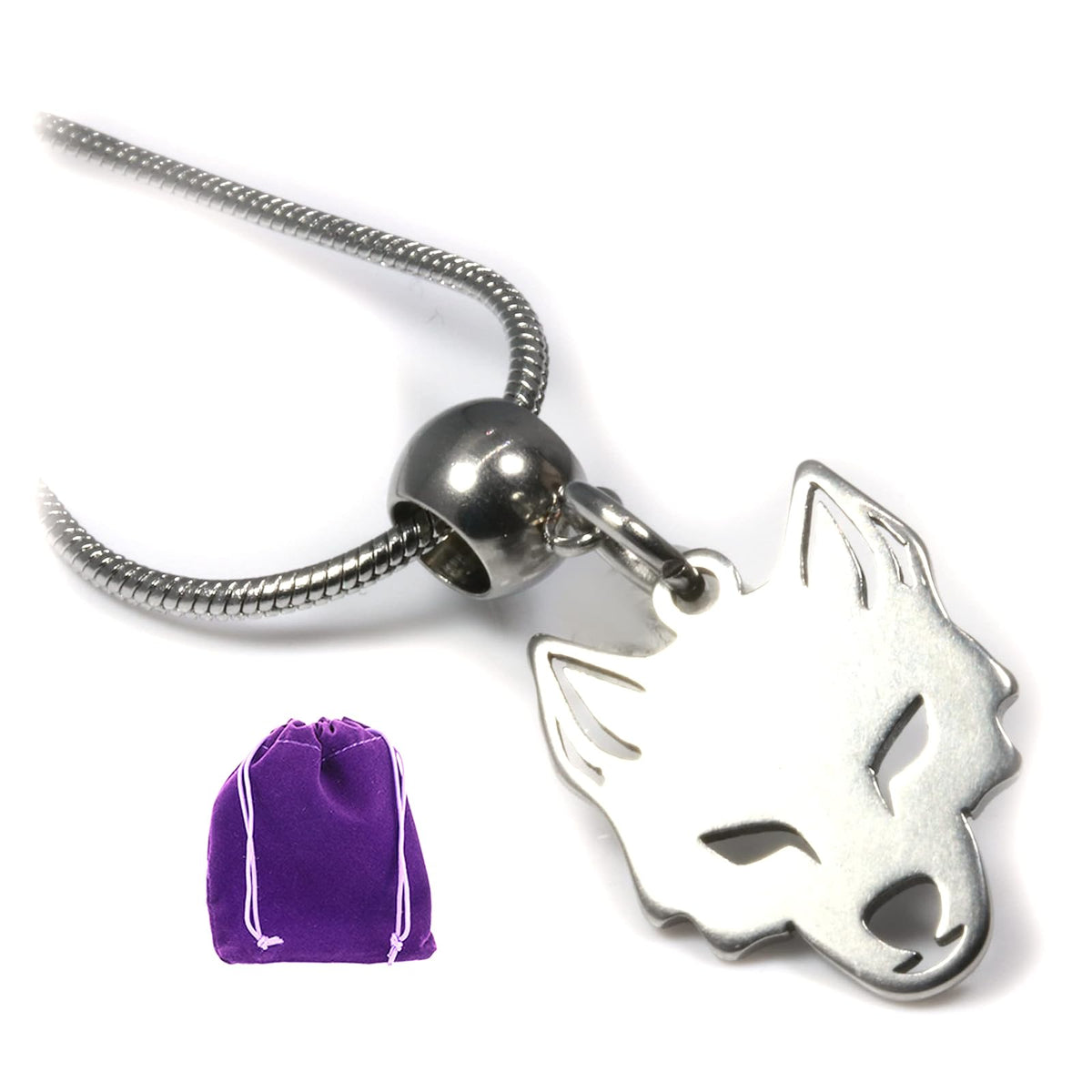 Dave The Bunny Necklace, Silver, Animal Pendant