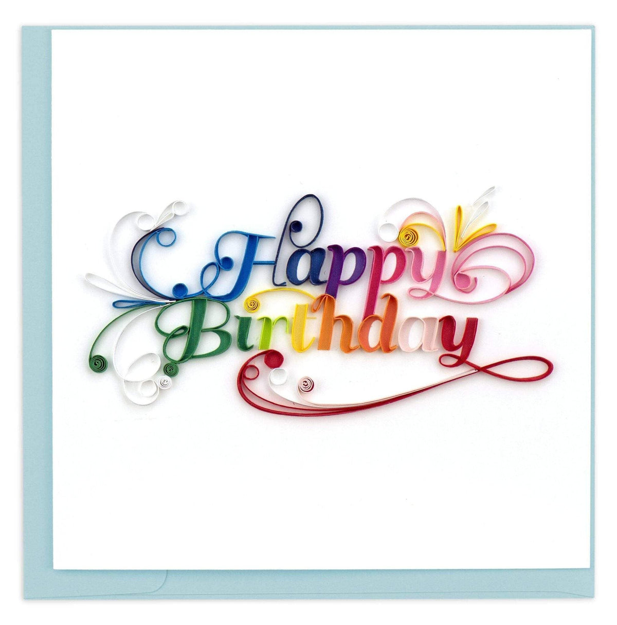 Quilling Card Greeting Card, 6x6 Inches, Multi