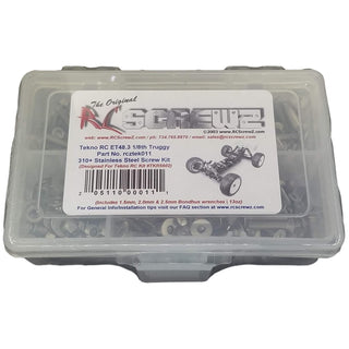 RC Screwz Screws, 5 x 3.5 x 1.5 inches, Black