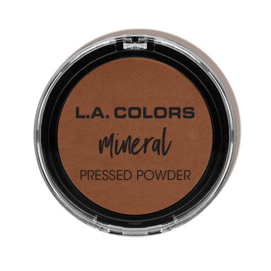 L.A. Girl COLORS Mineral Pressed Powder, Ebony, 1 Ounce, CMP384