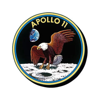 AQUARIUS Decorative Magnet, Apollo 11 Patch, Game Room