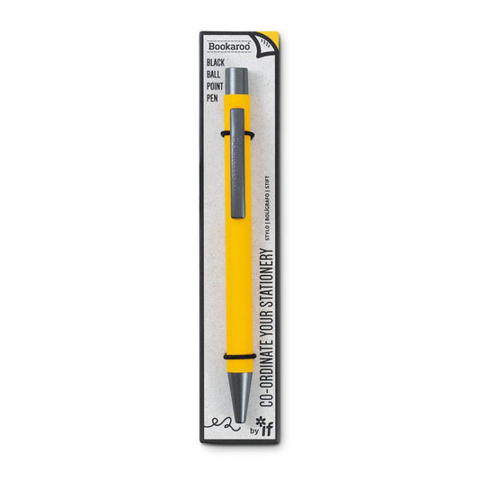 IF Bookaroo, coloured pen with black ink - MUSTARD