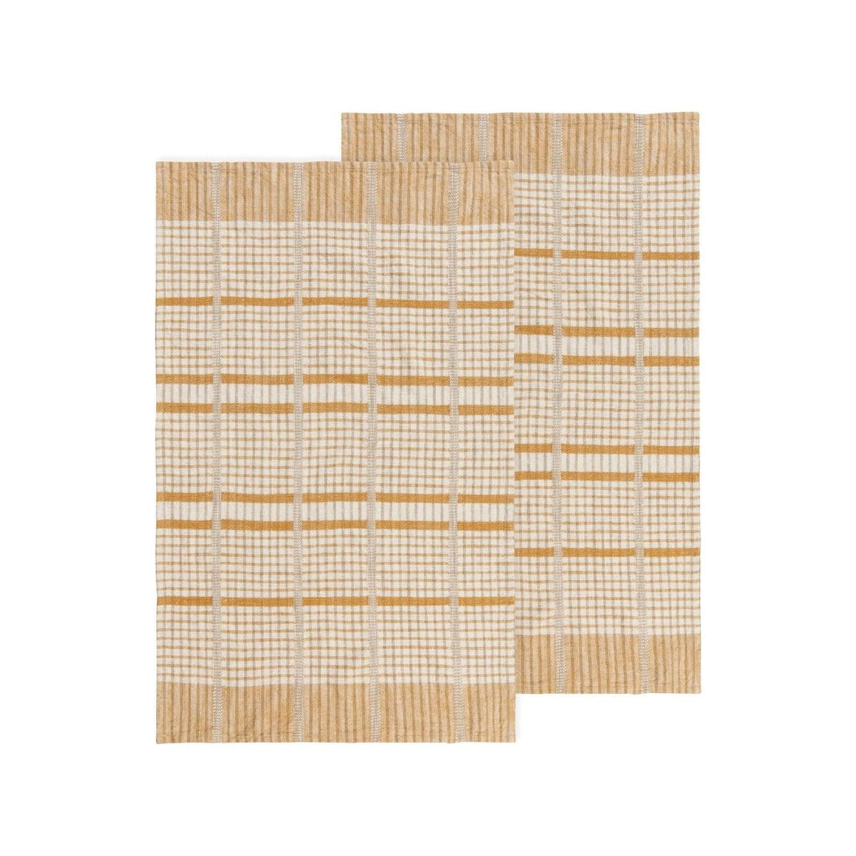 Now Designs Towel, 18 x 28 inches, White With Blue Stripes