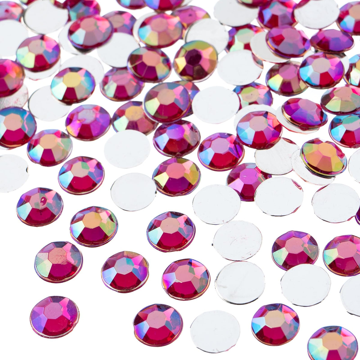 John Bead Craft Bead, 8mm (SS39), Fuchsia AB