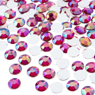 John Bead Craft Bead, 8mm (SS39), Fuchsia AB