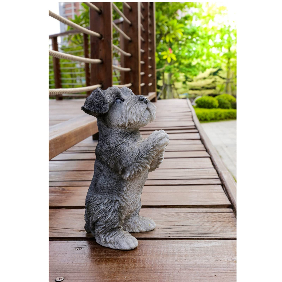 HI-LINE Figurine, Gray, Garden