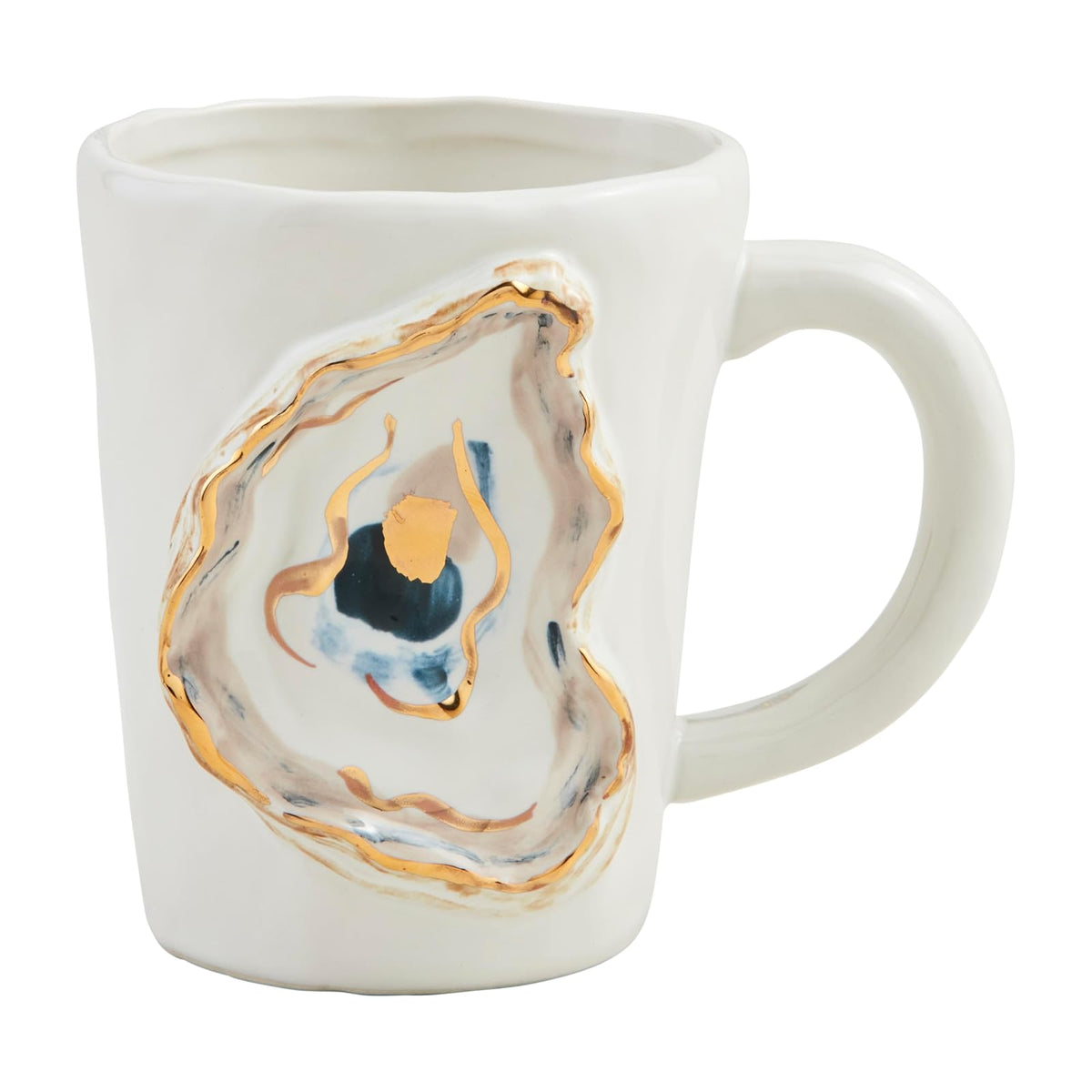 Mud Pie Drinking Cup, 14 Ounces, White