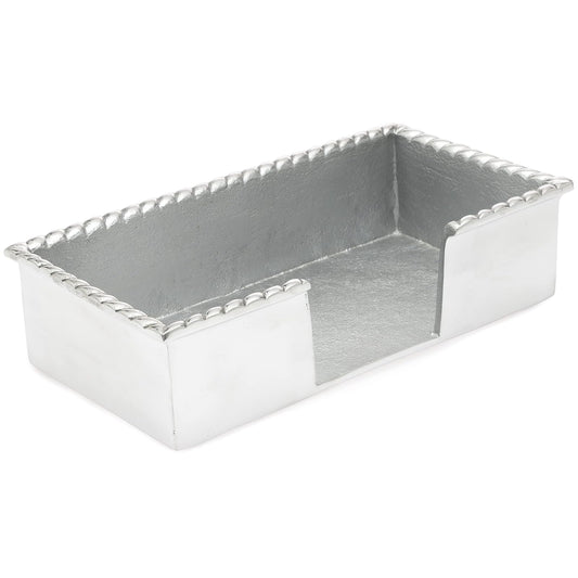 Boston International Napkin Holder Caddy, Guest Towel Size, Rope Edge