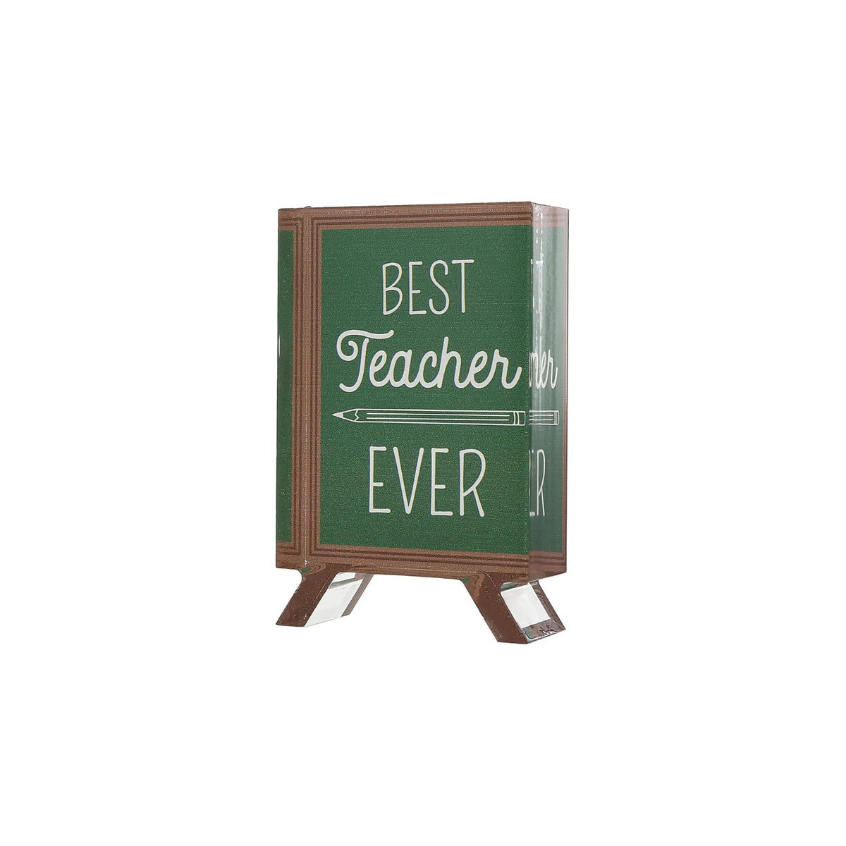Pavilion Gift Company Decorative Signage, 4", Brown, Green, White