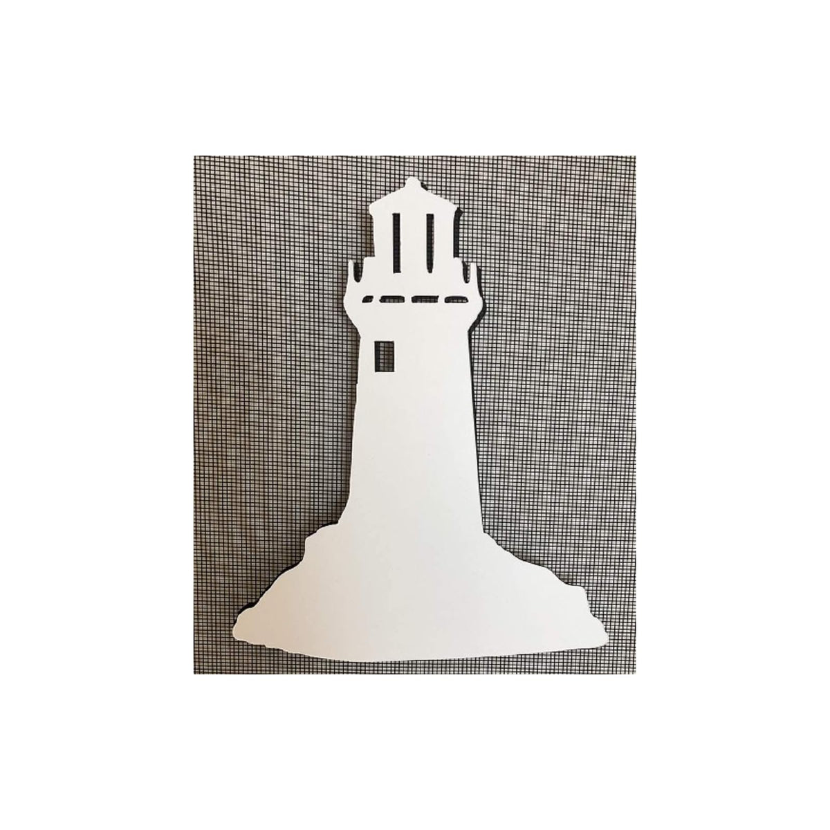 DCentral Decorative Magnet, 6.3" x 6.6", White