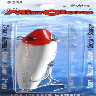 MirrOLure Fishing Hook, 3 5/8 Inch (Pack of 1), Red White Belly Silver