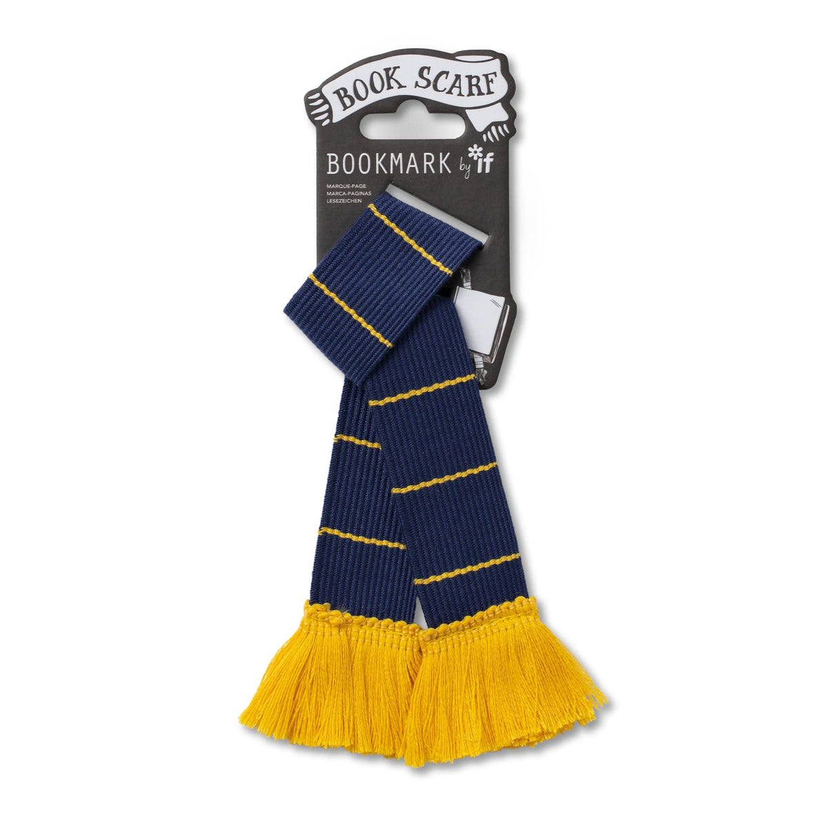 IF Bookmark, One Size, Navy & Yellow