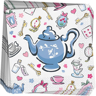 Unique Disposable Napkin, 7" x 7", Multicolor