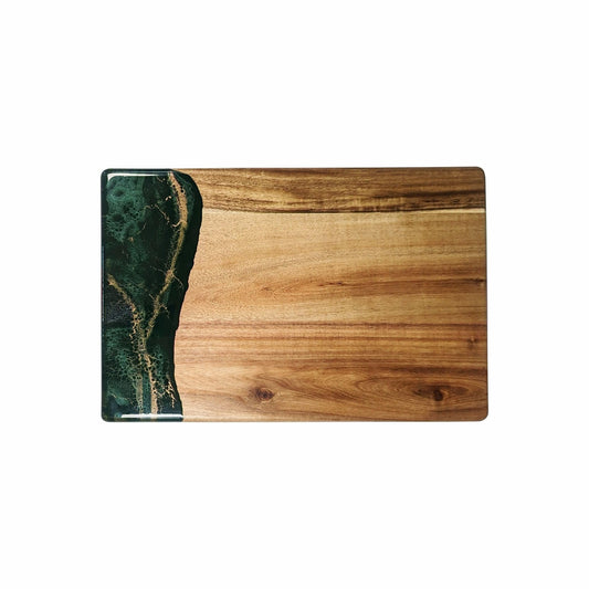 Lynn and Liana Designs Jade Acacia Breadboard, 18-inch Length, Kitchen Accessories