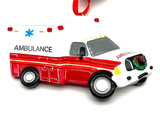 Kurt Adler 4" Ambulance Ornament