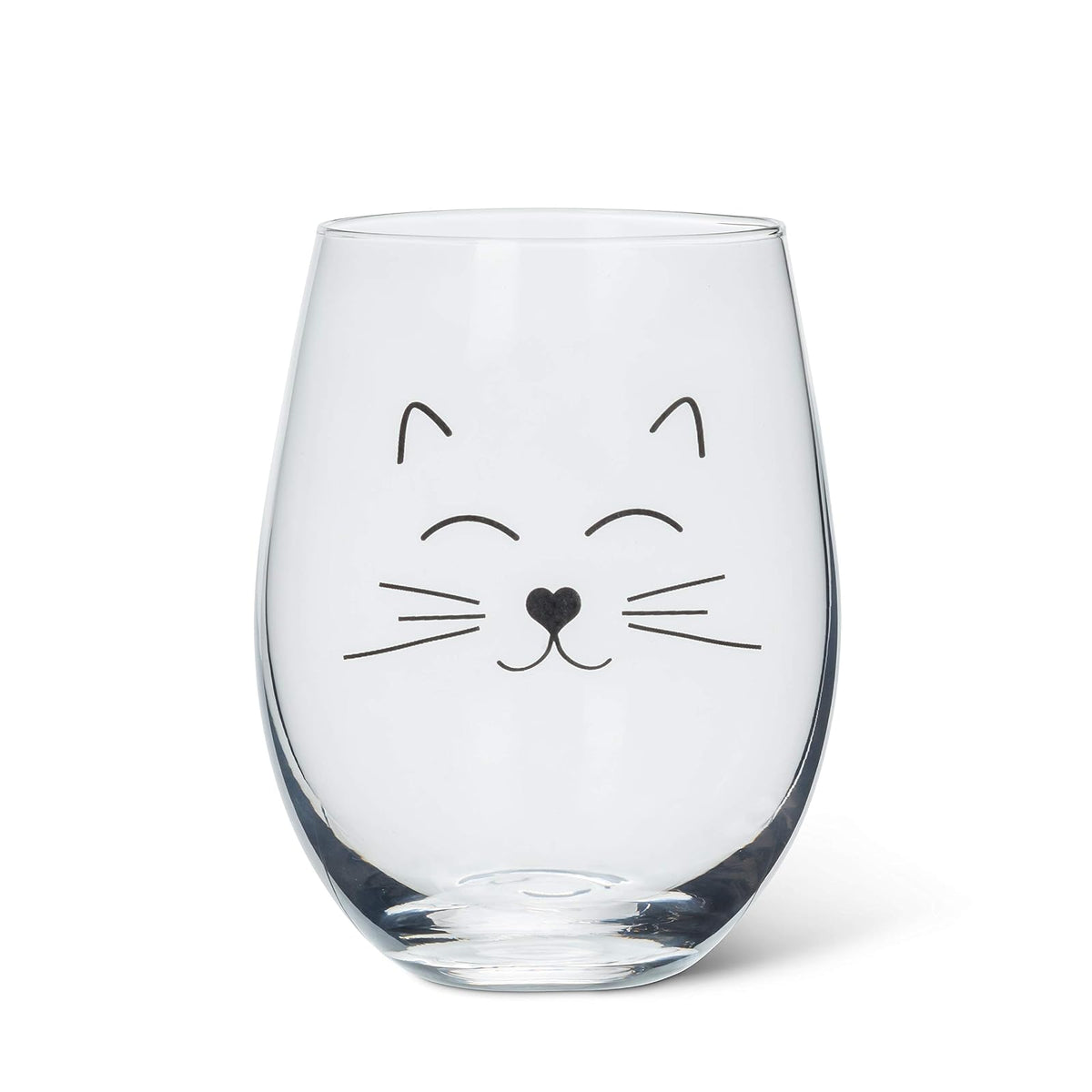 Abbott Collection Drinking Cup, 14 Ounces, Clear/Black