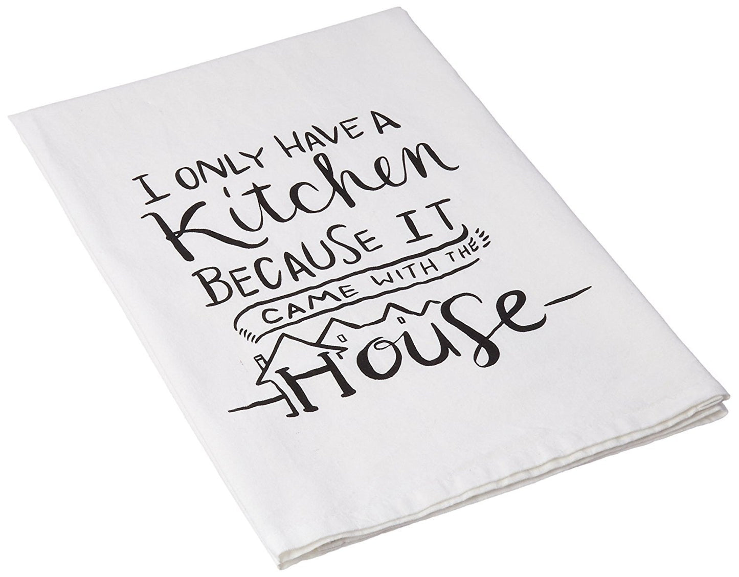 Primitives by Kathy A Kitchen Tea Towel, 28-Inch by 28-Inch