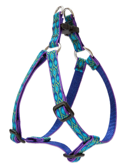 Lupine Pet Originals 1/2" Rain Song 12-18" Step In Harness for Small Dogs