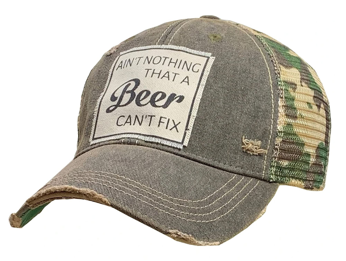VINTAGE LIFE Hat, Camo Black, Baseball