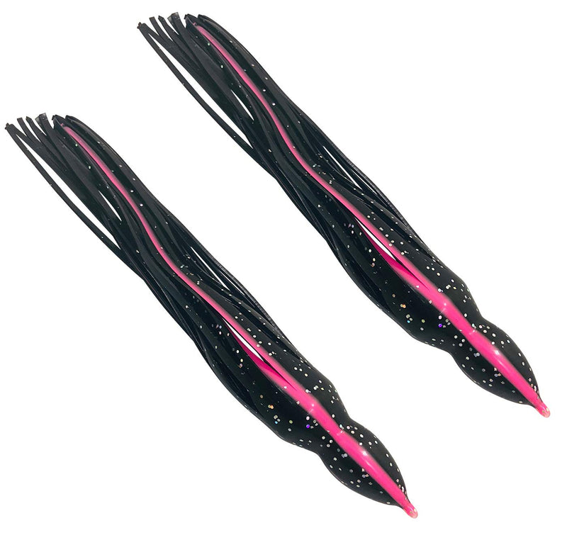 Marlin Lure Skirts (Red and Black)