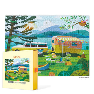 WerkShoppe Puzzles, 26.63 x 19.25 inches, Green, Blue, Yellow