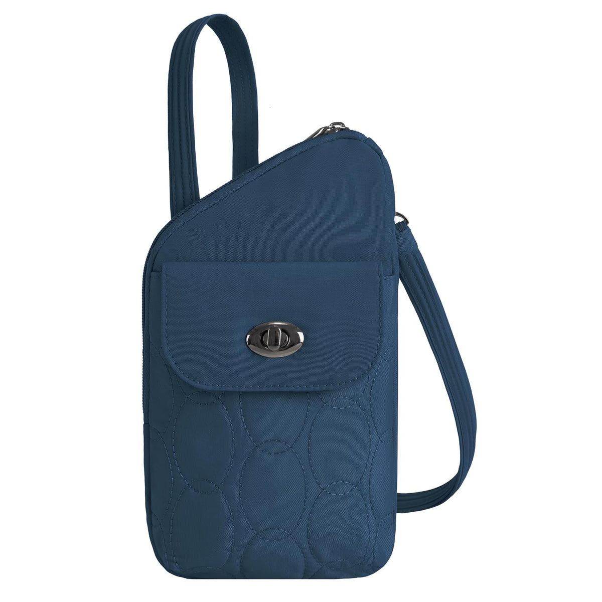 Travelon Handbag, 5.5” W X 10”H X 1.75”D, Ocean