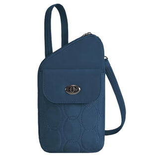 Travelon Handbag, 5.5” W X 10”H X 1.75”D, Ocean